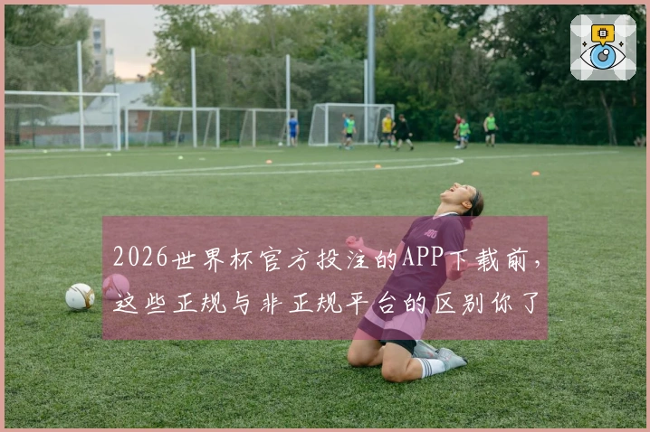 2026世界杯官方投注的APP下载前，这些正规与非正规平台的区别你了解吗