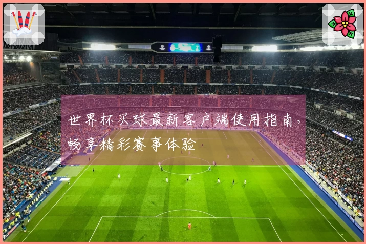 世界杯买球最新客户端使用指南，畅享精彩赛事体验