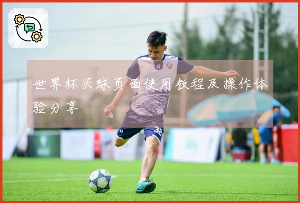 世界杯买球页面使用教程及操作体验分享